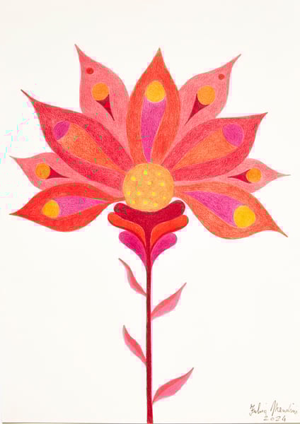 Image of Fulvia Mendini - Fiore al Tramonto