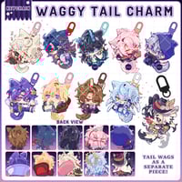 Image 1 of HSR WAGGY TAIL CHARM