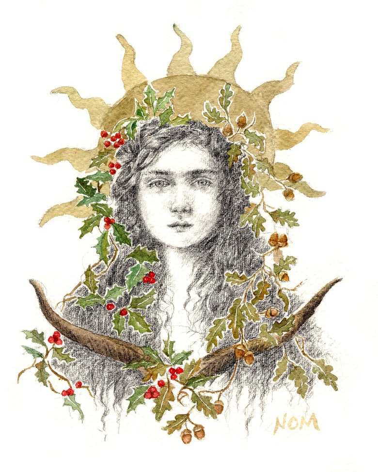 Image of 'Yule' Origianl Artwork by Nom Kinnear King