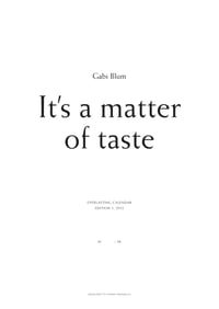 Image 2 of It's a matter of taste
