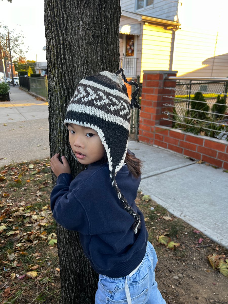 Wool Handknit Earflap Beanie | YakandPlay