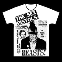 Sех Pistоls "Beasts!" White Shirt [Pre-order, ships early January]