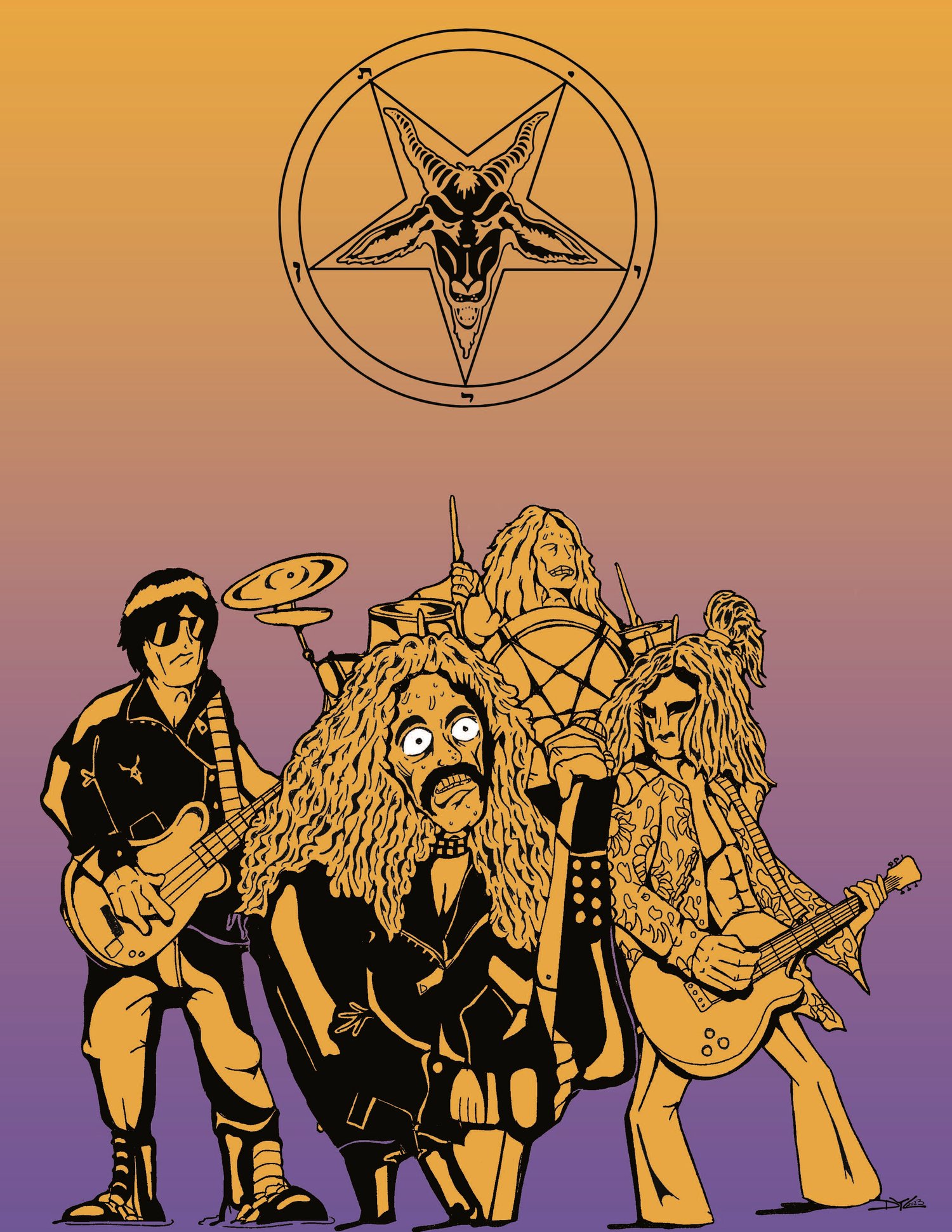Pentagram - Sign ov the Wolf Print 