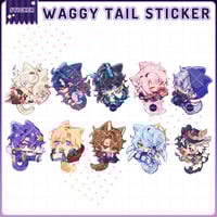 HSR WAGGY TAIL STICKER