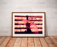 Image 1 of Girl with umbrella and lanterns - Fine Art - 10 copies / Signed