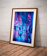 Image 2 of Ikebukuro Neon Night - Fine Art - 10 copies / Signed