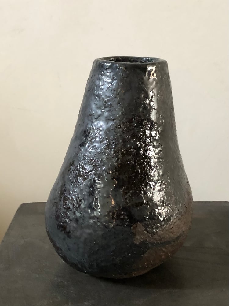 Image of handbuilt ceramic vase