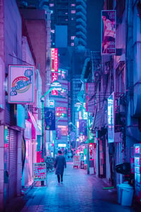 Image 4 of Ikebukuro Neon Night - Fine Art - 10 copies / Signed