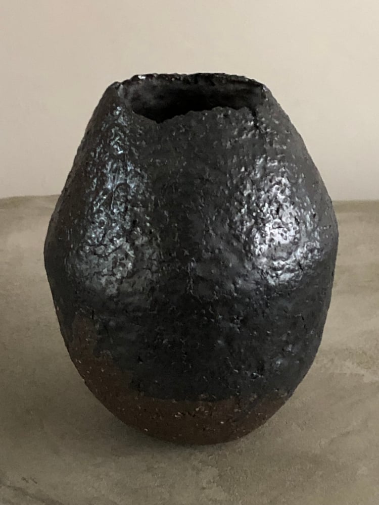 Image of irregular ceramic vase