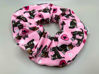 Image 1 of Beary Cute Valentine Scrunchie