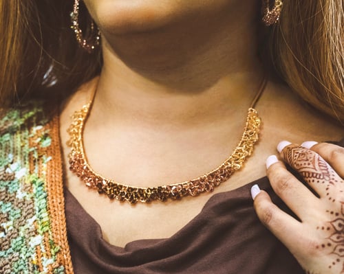 Image of MUMTAZ Necklace - Champagne