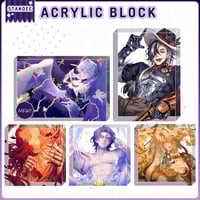 Image 1 of HONKAI ACRYLIC BLOCKS (DISCONTINUING)