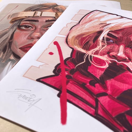 Image of - Digital study (red) -