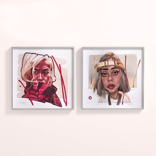 Image of - Digital study (red) -