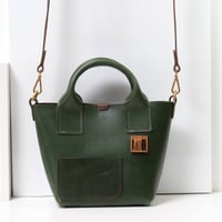 Image 1 of STUDIO LINE Two-way Tote small dark green