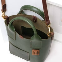 Image 5 of STUDIO LINE Two-way Tote small dark green