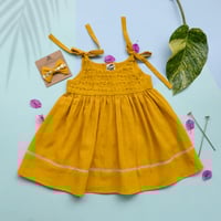 Image 1 of Organic Lozenge Smocking Tunic or Frock
