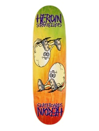 Heroin Skateboards "Symmetrical Egg" 8.75