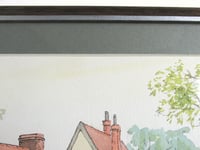 Image 7 of Vintage Watercolour Painting of South Dalton, East Yorkshire, by George H Frost 1978, Framed 