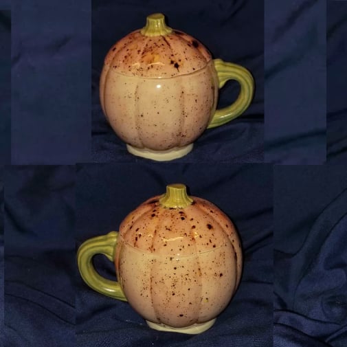 Image of Pumpkin mug with lid