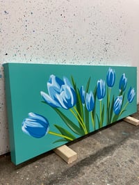 Image 3 of Blue Tulips by James Wolanin