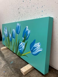 Image 4 of Blue Tulips by James Wolanin