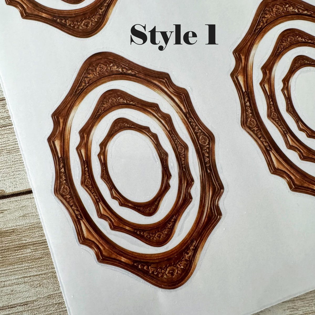 LIMITED EDITION | Golden Frames Sticker Sheet| 3 in 1
