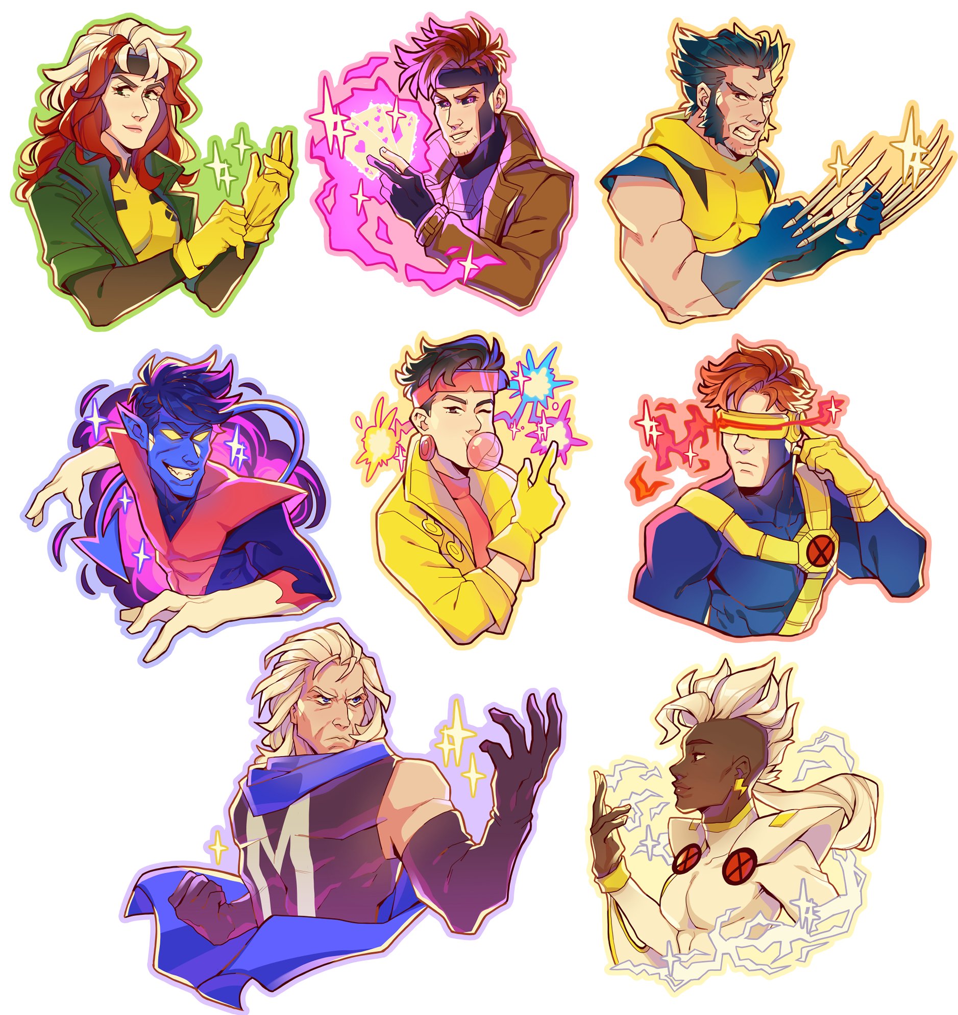 X-Men 97' - Holo Stickers | Foudreika Shop