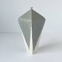 Image 1 of Tapered vessel with stripes 14cm