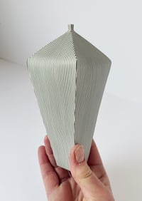 Image 5 of Tapered vessel with stripes 17cm