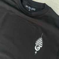 Image 3 of “On the Path” Black T-Shirt