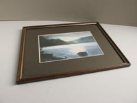 Image 4 of Vintage Landscape Art Print by Michael Revers (Lake District?) 1982,  Framed Size 14 3/8 x 11 1/4 in