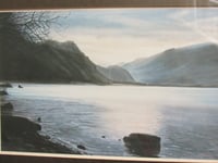 Image 5 of Vintage Landscape Art Print by Michael Revers (Lake District?) 1982,  Framed Size 14 3/8 x 11 1/4 in