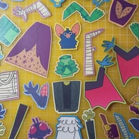 Image 2 of Monster Body Parts Sticker Pack
