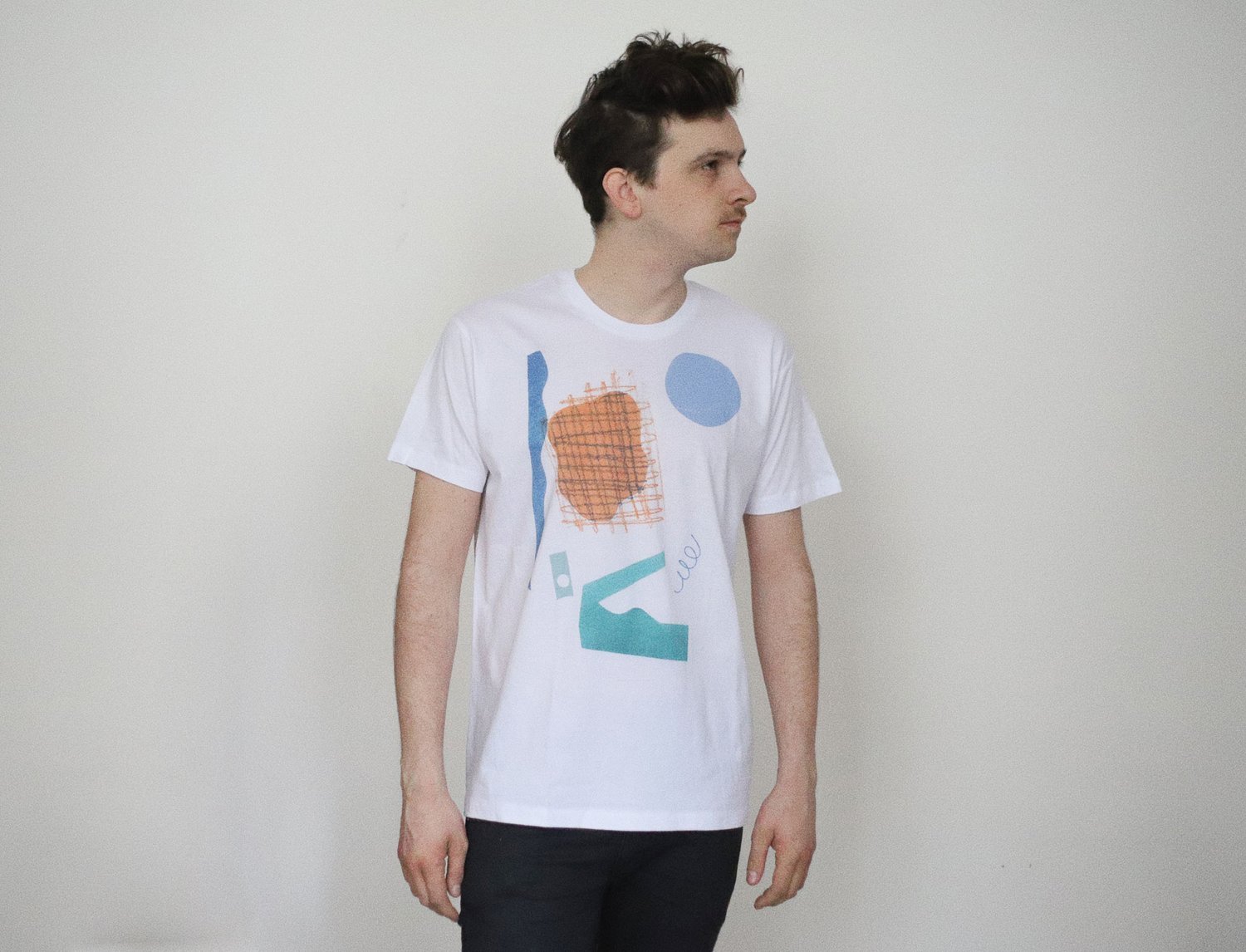 Image of COLLAGE SHAPES BASIC TSHIRT