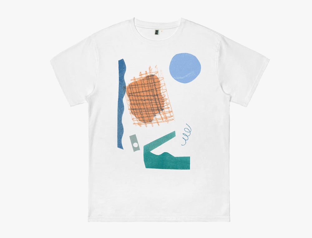 Image of COLLAGE SHAPES BASIC TSHIRT