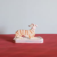 Image 1 of Miniature Whippet Ornament - Light Brindle