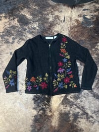 Image 1 of Women’s wool zip cardigan