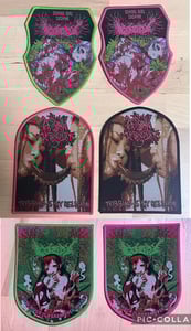 Image of Offiically Licensed Gorepot/Lesbian Tribbing Squirt Cover Art Patches!!