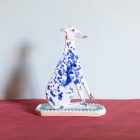 Image 1 of Slight second - Large Whippet Ornament 