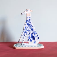 Image 2 of Slight second - Large Whippet Ornament 