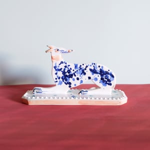 Image of Large Whippet Ornament 