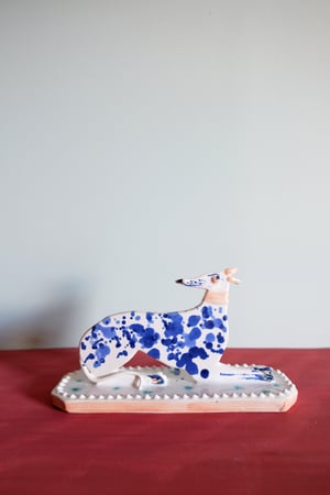 Image of Large Whippet Ornament 