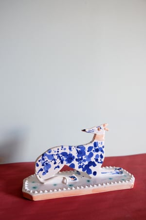 Image of Large Whippet Ornament 