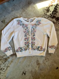 Image 1 of women’s floral cardigan 