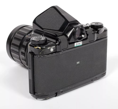 Image of Pentax 6X7 MLU camera with prism and SMC 75mm F4.5 lens #5287