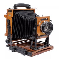 Image 1 of Wisner Pocket Expedition Ultralight 5X7 Camera with 210mm custom black kit #5294