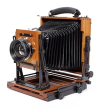 Image 3 of Wisner Pocket Expedition Ultralight 5X7 Camera with 210mm custom black kit #5294