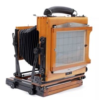 Image 4 of Wisner Pocket Expedition Ultralight 5X7 Camera with 210mm custom black kit #5294
