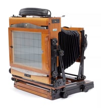 Image 6 of Wisner Pocket Expedition Ultralight 5X7 Camera with 210mm custom black kit #5294